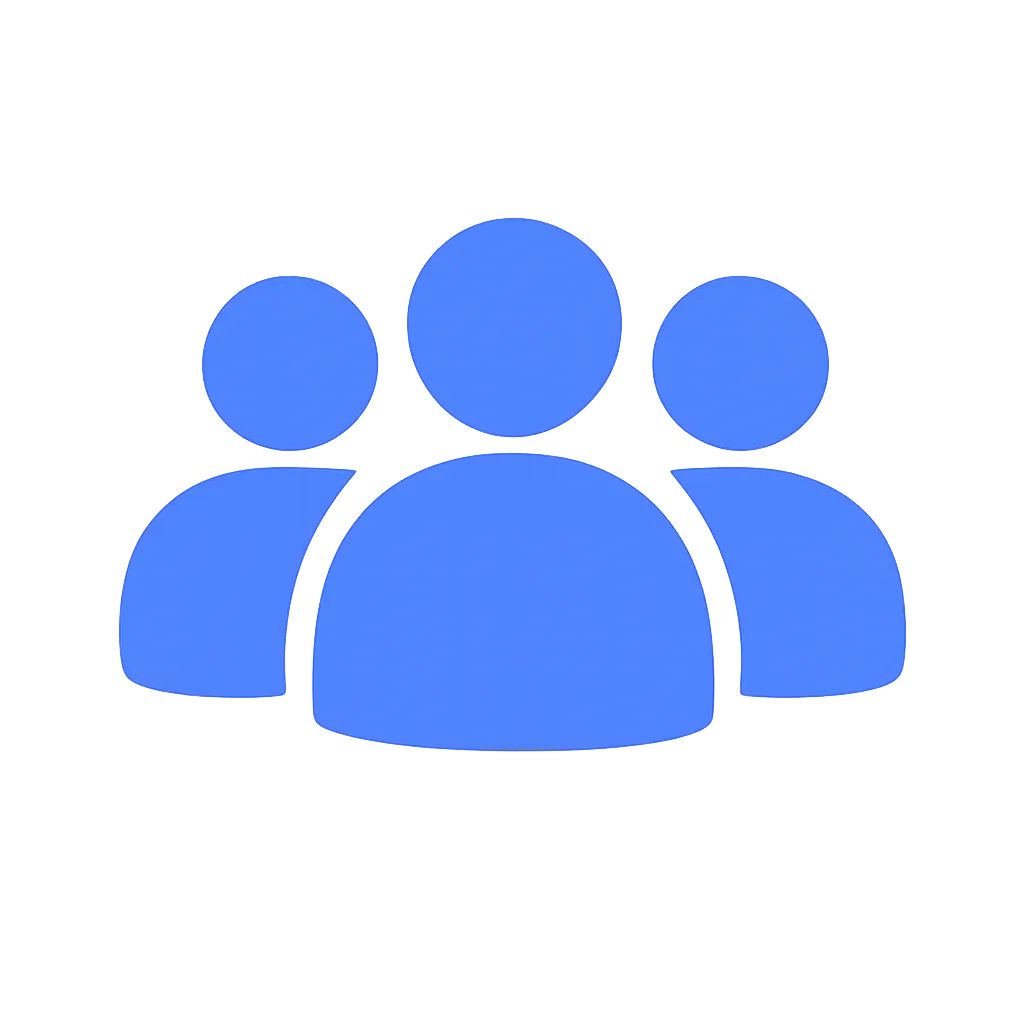 Customers icon representing multiple users or clients
